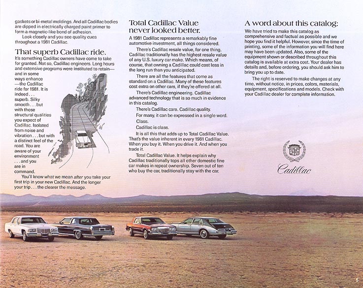 1981 Cadillac Brochure Page 19